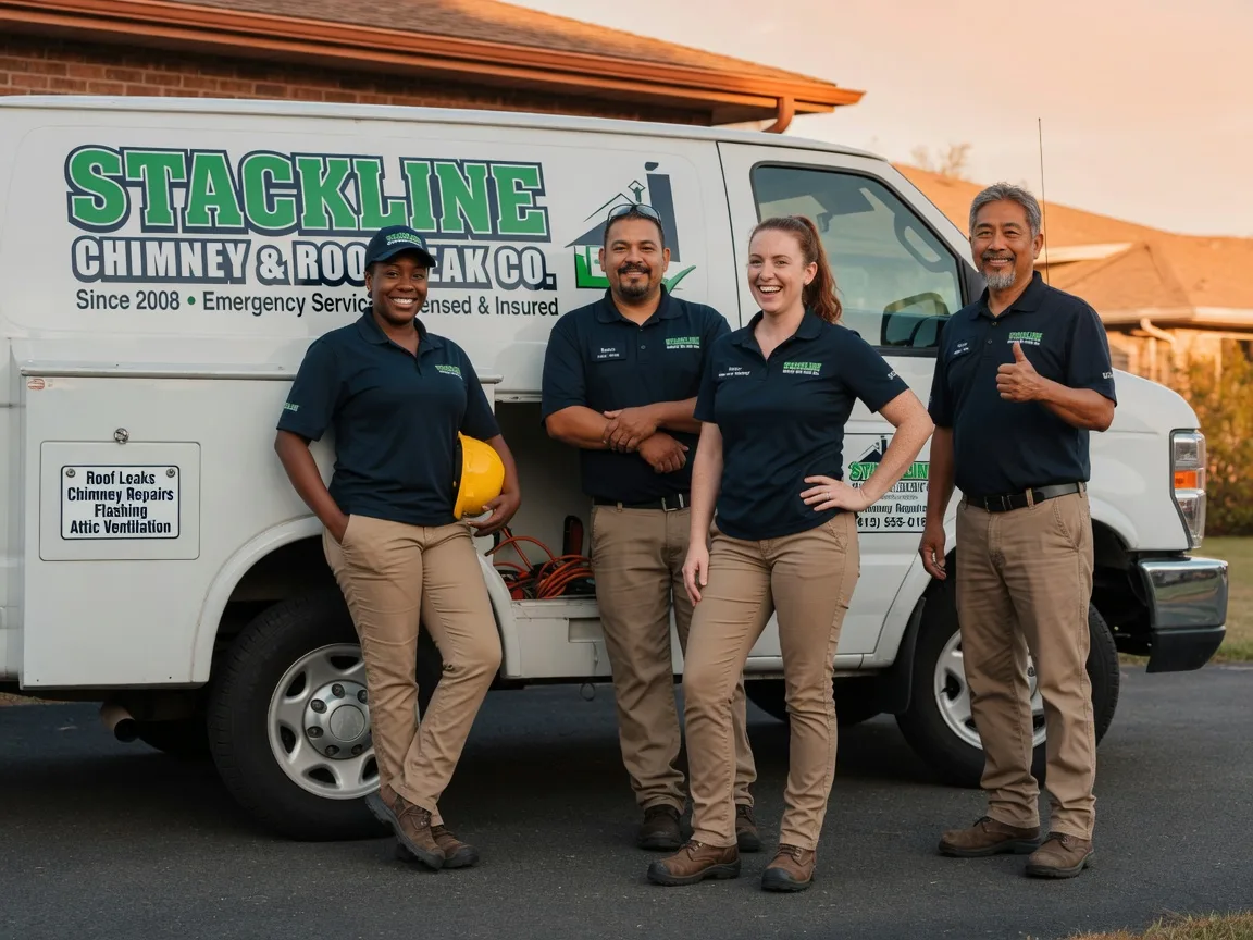 Chimney flashing repair company in Greenwood, MO